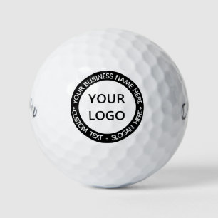 Balles De Golf Tampons de texte de logo You personnalisé Modèle d