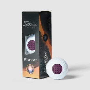 Balles De Golf "Tatan Tails : Le Chaton Violet Jouant"