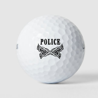 Balles De Golf Tattoo de police