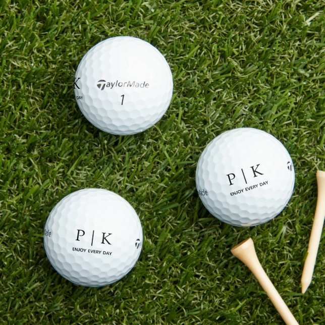 Balles de golf Taylor Made TP5 12pack Monogramme M (Herbe in situ)
