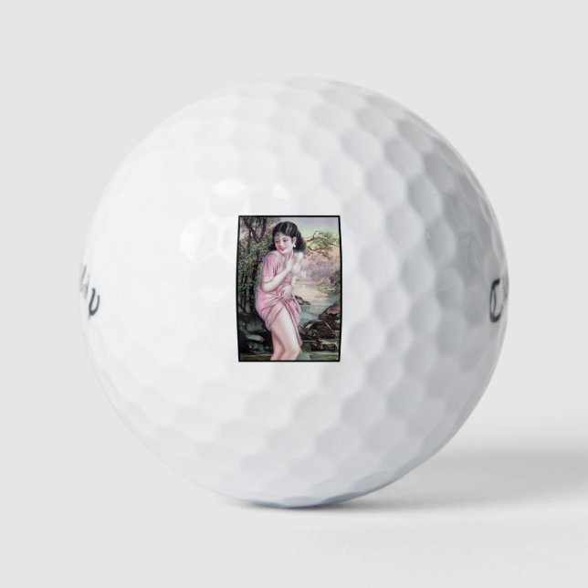 Balles De Golf Tease en Stream Oasis par Shanghai China Girl (Devant)