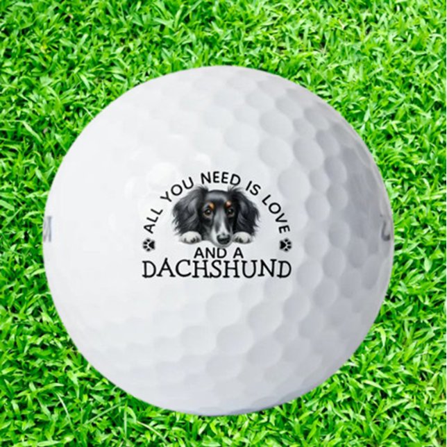 Balles de golf teckel (Bring joy to your game with Dachshund Golf Balls—unique, playful designs perfect for dog lovers.)