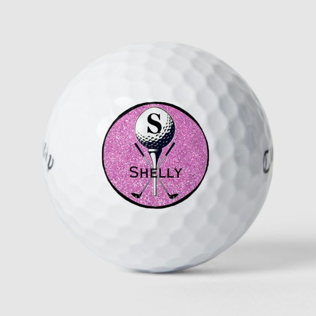 Balles De Golf Tee de golf pour filles monogrammé (Devant)