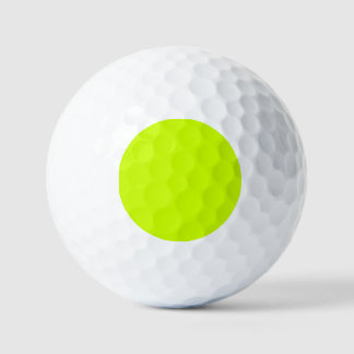 Balles De Golf Tendance Lime Zest Solid Color