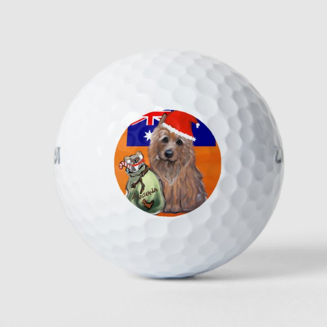 Balles De Golf Terrier australien (Devant)