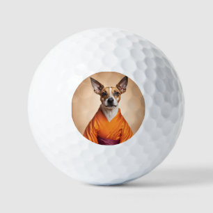 Balles De Golf Terrier brésilien bouddhiste