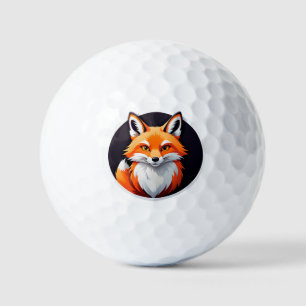 Balles De Golf Tête de renard vibrant