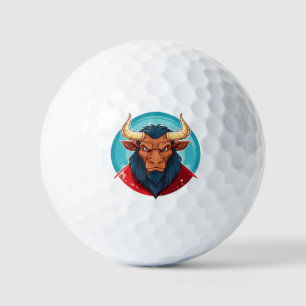 Balles De Golf Tête d'un minotaure de la mythologie grecque
