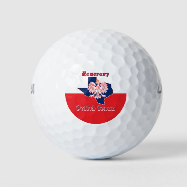 Balles De Golf Texan polonais honoraire (Devant)