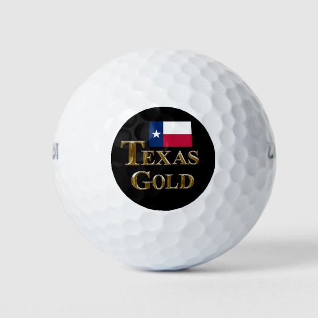 BALLES DE GOLF TEXAS OR (Devant)