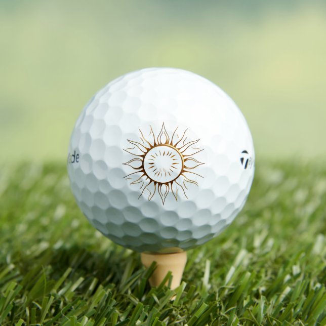 Balles De Golf "Texture Chaude" (T-shirt Insitu)