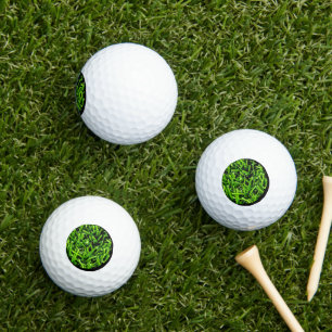 Balles De Golf Texture réaliste de l'herbe photo Funny vert brill