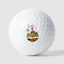 Balles De Golf The Christmas Ornament Golf Balls
