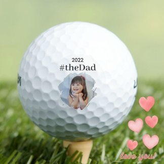 Balles De Golf #theDad, Year and Custom Photo