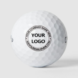 Balles de golf timbrées avec logo d'entreprise per