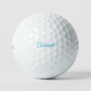 Balles de golf Titleist VI personnalisées Turquois