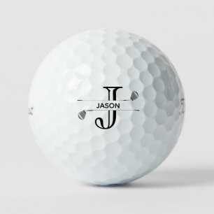 Balles De Golf Titulaire de monogramme personnalisé Pro V1