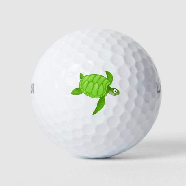 Balles De Golf Tortue (Devant)