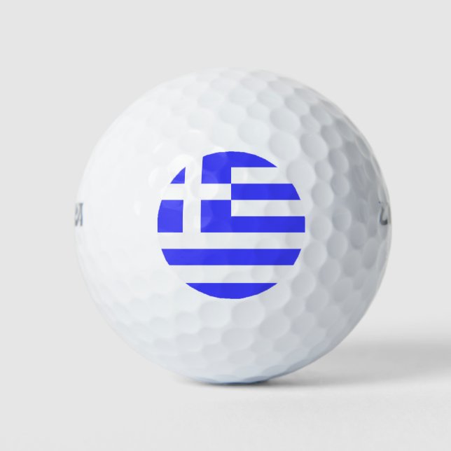 Balles De Golf Total du drapeau grec (Devant)