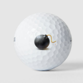 Balles De Golf Touchez des bombes toute la journée avec ce logo b