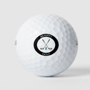 Balles De Golf Toujours GOLF avec Club de Golf Cool