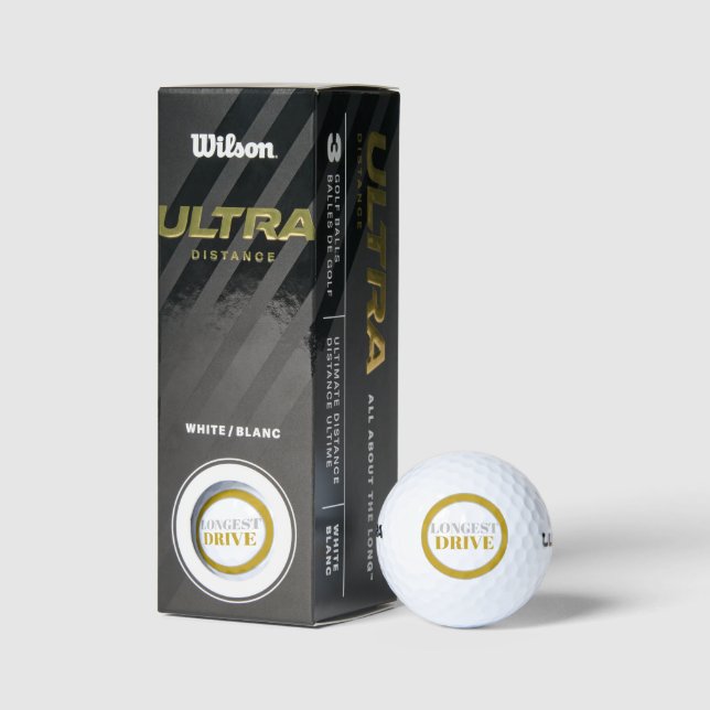 Balles De Golf Tournoi de la plus longue CASQUETTE Balls de golf (Emballage)