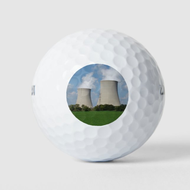 Balles De Golf Tours de refroidissement Plante d'énergie nucléair (Devant)