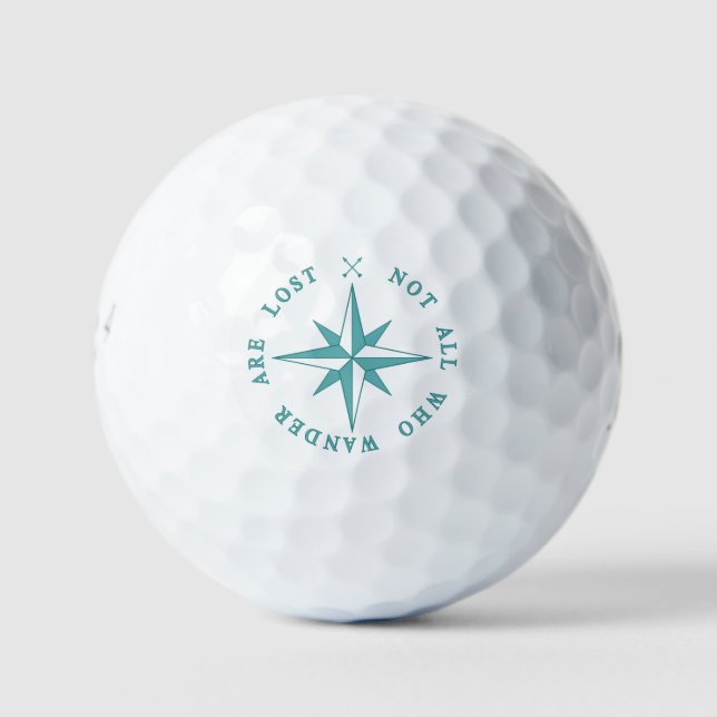 Balles De Golf Tous ceux qui errent ne sont pas perdus (Devant)