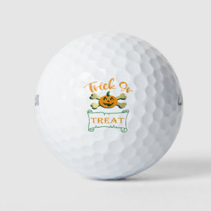 Balles De Golf Tracer ou traiter les os croisés citrouille Hallow