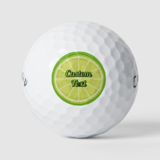 Balles De Golf Tranches de chaux (Devant)