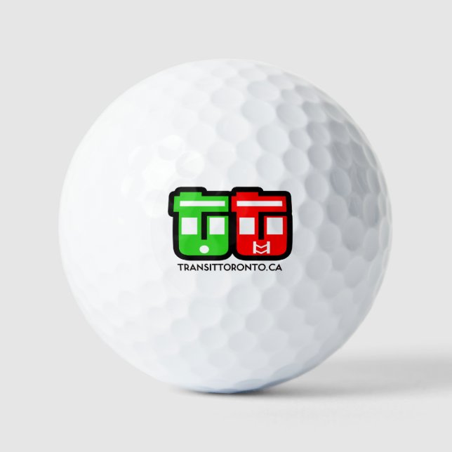 Balles De Golf Transit Toronto Logo Golf Ball (Recto)
