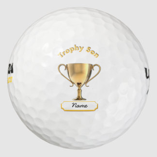 Balles De Golf Trophy Cup for a Trophy 'Son'.