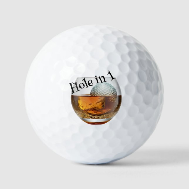 Balles De Golf Trou en 1 boisson Boules de golf (Recto)