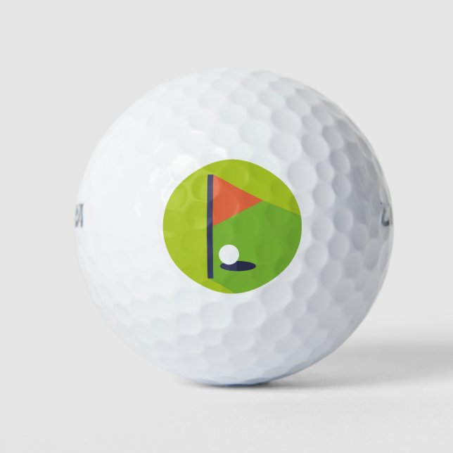 Balles De Golf Trou en un (Devant)