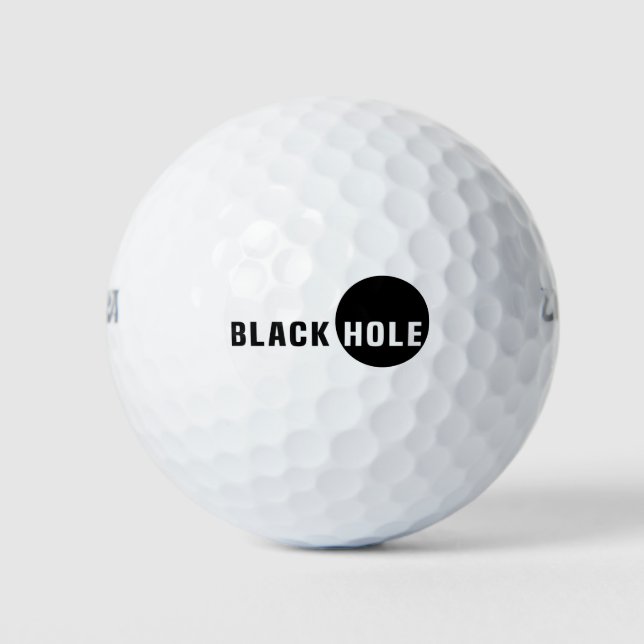 Balles De Golf Trou noir (Devant)