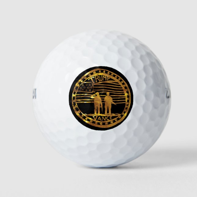 BALLES DE GOLF TRUMP 2024 (Devant)