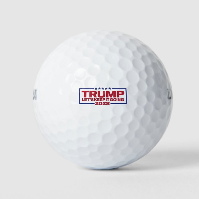 Balles De Golf Trump 2028 : Continuons (Devant)