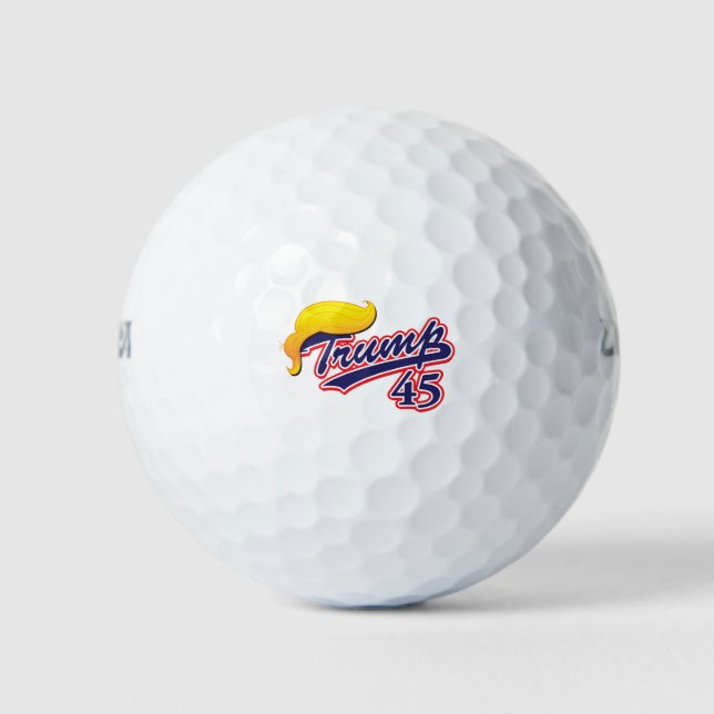 Balles De Golf Trump 45 (Devant)