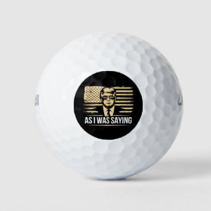 Balles De Golf Trump Comme Je L'Ai Dit Son Discours Vote Électora