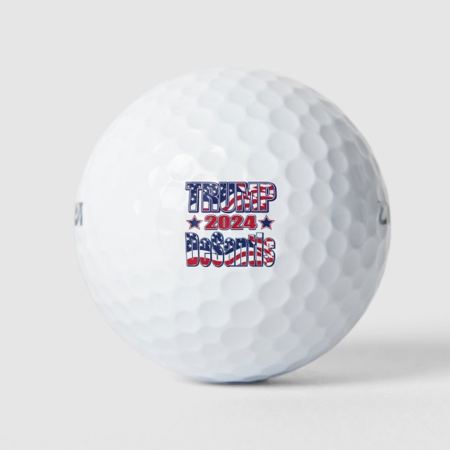 Balles De Golf Trump DeSantis (Devant)