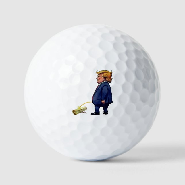 Balles De Golf Trump et l'économie à la traîne (Recto)