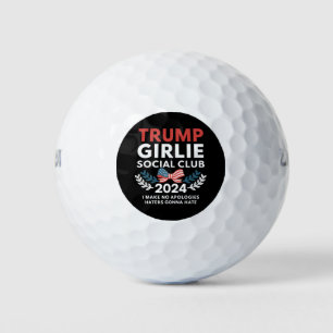 Balles De Golf Trump Girlie Coquette Social Club Bow Election