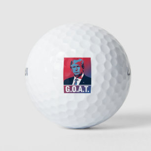 Balles De Golf Trump GOAT Election 2024 Vintage républicain