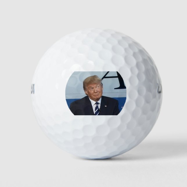 Balles De Golf Trump Golf Balls (Trump Smile) (Devant)