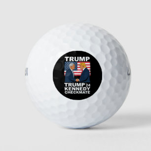 Balles De Golf Trump Kennedy Checkmate 2024 Vote Trump Kennedy