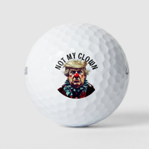 Balles De Golf Trump n'est pas mon clown