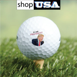 Balles De Golf Trump Patriotic 🚗 USA Il est mon président