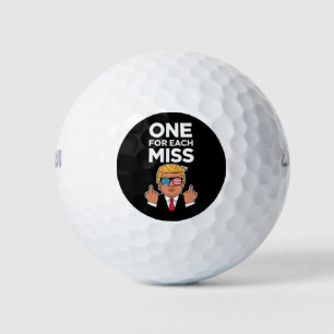 Balles De Golf Trump Un Pour Chaque Miss