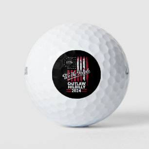 Balles De Golf Trump Vance 2024 Donald Trump hors la loi Hillbill