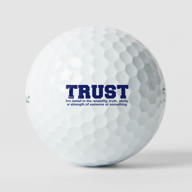 Balles De Golf Trust Golf Ball (Recto)
